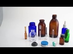 7 ml-100 ml gegoten glazen injectiefles / fles CE goedgekeurd USP type I II III